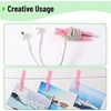 image:imageMr Pen Mini Wooden Clothes Pins for Photo 1 Inch 150 Pack  Small Clothespins with 10 Meter Jute Twine for Labeling Plants Gift Tags Tiny Crafts Photo Display DecorationPink