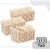 image:imageMr Pen Mini Wooden Clothes Pins for Photo 1 Inch 150 Pack  Small Clothespins with 10 Meter Jute Twine for Labeling Plants Gift Tags Tiny Crafts Photo Display DecorationWood