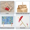image:imageMr Pen Mini Wooden Clothes Pins for Photo 1 Inch 150 Pack  Small Clothespins with 10 Meter Jute Twine for Labeling Plants Gift Tags Tiny Crafts Photo Display DecorationWood