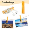 image:imageMr Pen Mini Wooden Clothes Pins for Photo 1 Inch 150 Pack  Small Clothespins with 10 Meter Jute Twine for Labeling Plants Gift Tags Tiny Crafts Photo Display DecorationYellow