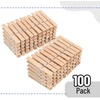 image:imageMr Pen Mini Wooden Clothes Pins for Photo 1 Inch 150 Pack  Small Clothespins with 10 Meter Jute Twine for Labeling Plants Gift Tags Tiny Crafts Photo Display DecorationWood