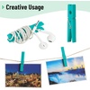 image:imageMr Pen Mini Wooden Clothes Pins for Photo 1 Inch 150 Pack  Small Clothespins with 10 Meter Jute Twine for Labeling Plants Gift Tags Tiny Crafts Photo Display DecorationMarine Aquablue