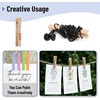 image:imageMr Pen Mini Wooden Clothes Pins for Photo 1 Inch 150 Pack  Small Clothespins with 10 Meter Jute Twine for Labeling Plants Gift Tags Tiny Crafts Photo Display DecorationWood