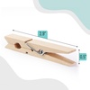 image:imageMr Pen Mini Wooden Clothes Pins for Photo 1 Inch 150 Pack  Small Clothespins with 10 Meter Jute Twine for Labeling Plants Gift Tags Tiny Crafts Photo Display DecorationWood