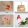 image:imageMr Pen Mini Wooden Clothes Pins for Photo 1 Inch 150 Pack  Small Clothespins with 10 Meter Jute Twine for Labeling Plants Gift Tags Tiny Crafts Photo Display DecorationWood
