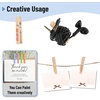 image:imageMr Pen Mini Wooden Clothes Pins for Photo 1 Inch 150 Pack  Small Clothespins with 10 Meter Jute Twine for Labeling Plants Gift Tags Tiny Crafts Photo Display DecorationWood