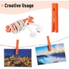 image:imageMr Pen Mini Wooden Clothes Pins for Photo 1 Inch 150 Pack  Small Clothespins with 10 Meter Jute Twine for Labeling Plants Gift Tags Tiny Crafts Photo Display DecorationOrange