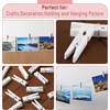 image:imageMr Pen Mini Wooden Clothes Pins for Photo 1 Inch 150 Pack  Small Clothespins with 10 Meter Jute Twine for Labeling Plants Gift Tags Tiny Crafts Photo Display DecorationWhite