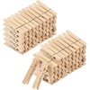 image:imageMr Pen Mini Wooden Clothes Pins for Photo 1 Inch 150 Pack  Small Clothespins with 10 Meter Jute Twine for Labeling Plants Gift Tags Tiny Crafts Photo Display DecorationWood
