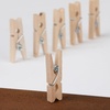 image:imageMr Pen Mini Wooden Clothes Pins for Photo 1 Inch 150 Pack  Small Clothespins with 10 Meter Jute Twine for Labeling Plants Gift Tags Tiny Crafts Photo Display DecorationWood