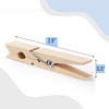 image:imageMr Pen Mini Wooden Clothes Pins for Photo 1 Inch 150 Pack  Small Clothespins with 10 Meter Jute Twine for Labeling Plants Gift Tags Tiny Crafts Photo Display DecorationWood