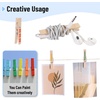 image:imageMr Pen Mini Wooden Clothes Pins for Photo 1 Inch 150 Pack  Small Clothespins with 10 Meter Jute Twine for Labeling Plants Gift Tags Tiny Crafts Photo Display DecorationWood