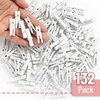 image:imageMr Pen Mini Wooden Clothes Pins for Photo 1 Inch 150 Pack  Small Clothespins with 10 Meter Jute Twine for Labeling Plants Gift Tags Tiny Crafts Photo Display DecorationWhite