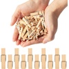 image:imageMr Pen Mini Wooden Clothes Pins for Photo 1 Inch 150 Pack  Small Clothespins with 10 Meter Jute Twine for Labeling Plants Gift Tags Tiny Crafts Photo Display DecorationWood