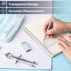 image:imageMr Pen Geometry Set 13 pcs 3 Metal Compasses Protractor 6 Ruler  45 amp 3060 Set Squares Pencils Lead Refills Sharpener amp Eraser for Math Drafting amp Classroom UseGreen