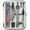 image:imageMr Pen Geometry Set 13 pcs 3 Metal Compasses Protractor 6 Ruler  45 amp 3060 Set Squares Pencils Lead Refills Sharpener amp Eraser for Math Drafting amp Classroom UseBlack
