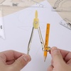 image:imageMr Pen Geometry Set 13 pcs 3 Metal Compasses Protractor 6 Ruler  45 amp 3060 Set Squares Pencils Lead Refills Sharpener amp Eraser for Math Drafting amp Classroom UseYellow