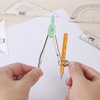 image:imageMr Pen Geometry Set 13 pcs 3 Metal Compasses Protractor 6 Ruler  45 amp 3060 Set Squares Pencils Lead Refills Sharpener amp Eraser for Math Drafting amp Classroom UseMint Green