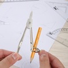 image:imageMr Pen Geometry Set 13 pcs 3 Metal Compasses Protractor 6 Ruler  45 amp 3060 Set Squares Pencils Lead Refills Sharpener amp Eraser for Math Drafting amp Classroom UseGrey