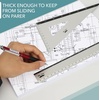 image:imageMr Pen Metal Geometry Set 9 pcs Compass 6 Protractor 12 Ruler  45 amp 3060 Set Squares Lead Refills Metal Drafting Tools for Technical Drawing Math Engineering amp Architecture