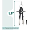 image:imageMr Pen Professional Compass for Geometry Extra Lead Black Metal Compass Drawing Tool for Students Drafting and Engineering Technical Drawings Circles and Geometry Projects