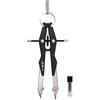 image:imageMr Pen Professional Compass for Geometry Extra Lead Black Metal Compass Drawing Tool for Students Drafting and Engineering Technical Drawings Circles and Geometry Projects