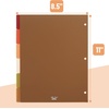 image:imageMr Pen 3 Ring Binder Dividers with Tabs 2 Sets 6 PackSet Letter Size  12 Pack Spring Colors Plastic 6 Tab Dividers for 3 Ring Binder with 12 pcs LabelsVintage
