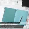 image:imageMr Pen 3 Ring Binder Dividers with Tabs 2 Sets 6 PackSet Letter Size  12 Pack Spring Colors Plastic 6 Tab Dividers for 3 Ring Binder with 12 pcs LabelsSpring