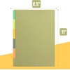 image:imageMr Pen 3 Ring Binder Dividers with Tabs 2 Sets 6 PackSet Letter Size  12 Pack Spring Colors Plastic 6 Tab Dividers for 3 Ring Binder with 12 pcs LabelsForest