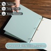image:imageMr Pen 3 Ring Binder Dividers with Tabs 2 Sets 6 PackSet Letter Size  12 Pack Spring Colors Plastic 6 Tab Dividers for 3 Ring Binder with 12 pcs LabelsEarthlight