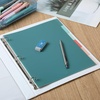 image:imageMr Pen 3 Ring Binder Dividers with Tabs 2 Sets 6 PackSet Letter Size  12 Pack Spring Colors Plastic 6 Tab Dividers for 3 Ring Binder with 12 pcs LabelsSpring