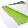 image:imageMr Pen 3 Ring Binder Dividers with Tabs 2 Sets 6 PackSet Letter Size  12 Pack Spring Colors Plastic 6 Tab Dividers for 3 Ring Binder with 12 pcs LabelsBright