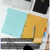 image:imageMr Pen 3 Ring Binder Dividers with Tabs 2 Sets 6 PackSet Letter Size  12 Pack Spring Colors Plastic 6 Tab Dividers for 3 Ring Binder with 12 pcs LabelsWinter