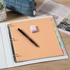 image:imageMr Pen 3 Ring Binder Dividers with Tabs 2 Sets 6 PackSet Letter Size  12 Pack Spring Colors Plastic 6 Tab Dividers for 3 Ring Binder with 12 pcs LabelsPastel