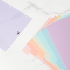 image:imageMr Pen Large Write amp Erase Tabs Dividers for 3 Ring Binder 9x11 8 pcs Aesthetic Pastels Binder Divider Durable Plastic Dividers for 3 Ring Binder for Student Office School Supplies