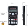 image:imageMr Pen Scientific Calculators Blue 2 Line Display Fraction and Statistics Calculator for School College and High SchoolBlack