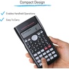 image:imageMr Pen Scientific Calculators Blue 2 Line Display Fraction and Statistics Calculator for School College and High SchoolBlack