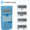 image:imageMr Pen Scientific Calculators Blue 2 Line Display Fraction and Statistics Calculator for School College and High SchoolBlue