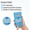 image:imageMr Pen Scientific Calculators Blue 2 Line Display Fraction and Statistics Calculator for School College and High SchoolBlue