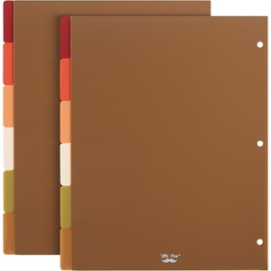 image:imageMr Pen 3 Ring Binder Dividers with Tabs 2 Sets 6 PackSet Letter Size  12 Pack Spring Colors Plastic 6 Tab Dividers for 3 Ring Binder with 12 pcs LabelsVintage