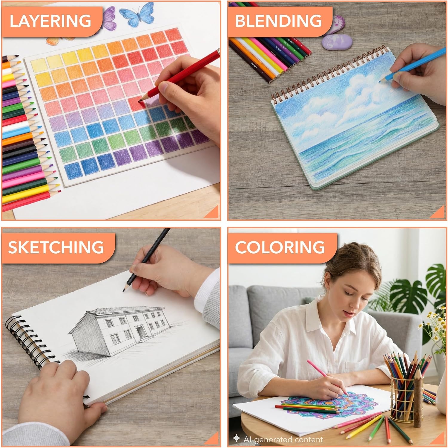 image:imageMr Pen Bulk Colored Pencils for Kids 12 ColorsSet 36 Sets Soft Core  PreSharpened Color Pencils Bulk for Adult Coloring Book Drawing Sketching Classroom Prizes Kids Party Favors24 Sets