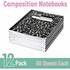 image:imageMr Pen Composition Notebooks Bulk 12 Pack Wide Ruled 600 Sheets  975 x 75 Black Marble Composition Book Notebooks for School Wide Ruled Composition Notebook Journal Notebooks12 Pack