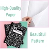 image:imageMr Pen Composition Notebooks Bulk 12 Pack Wide Ruled 600 Sheets  975 x 75 Black Marble Composition Book Notebooks for School Wide Ruled Composition Notebook Journal Notebooks24 Pack
