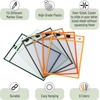 image:imageMr Pen Reusable Dry Erase Pocket Sleeves 10 x 14 12 Pack Black  Clear Plastic Sheet Protectors Teacher School Classroom SuppliesAutumn