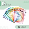image:imageMr Pen Reusable Dry Erase Pocket Sleeves 10 x 14 12 Pack Black  Clear Plastic Sheet Protectors Teacher School Classroom SuppliesBright  Pastel Colors