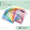 image:imageMr Pen Reusable Dry Erase Pocket Sleeves 10 x 14 12 Pack Black  Clear Plastic Sheet Protectors Teacher School Classroom SuppliesBright  Pastel Colors