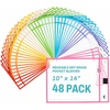 image:imageMr Pen Reusable Dry Erase Pocket Sleeves 10 x 14 12 Pack Black  Clear Plastic Sheet Protectors Teacher School Classroom SuppliesBright  Pastel Colors