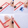 image:imageMr Pen Reusable Dry Erase Pocket Sleeves 10 x 14 12 Pack Black  Clear Plastic Sheet Protectors Teacher School Classroom SuppliesBright Colors