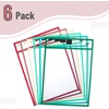 image:imageMr Pen Reusable Dry Erase Pocket Sleeves 10 x 14 12 Pack Black  Clear Plastic Sheet Protectors Teacher School Classroom SuppliesCoral