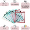 image:imageMr Pen Reusable Dry Erase Pocket Sleeves 10 x 14 12 Pack Black  Clear Plastic Sheet Protectors Teacher School Classroom SuppliesCoral